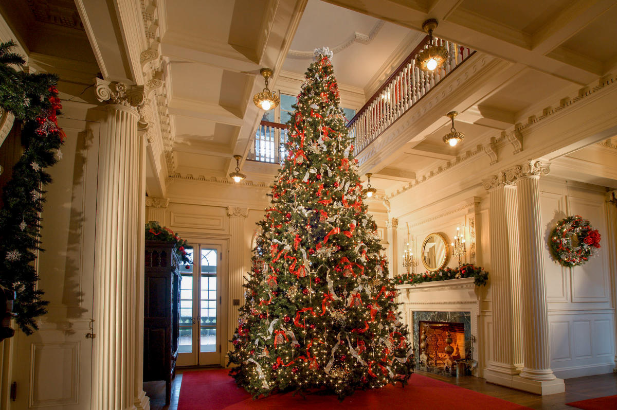 Christmas at Blithewold Mansion Discover Newport, Rhode Island