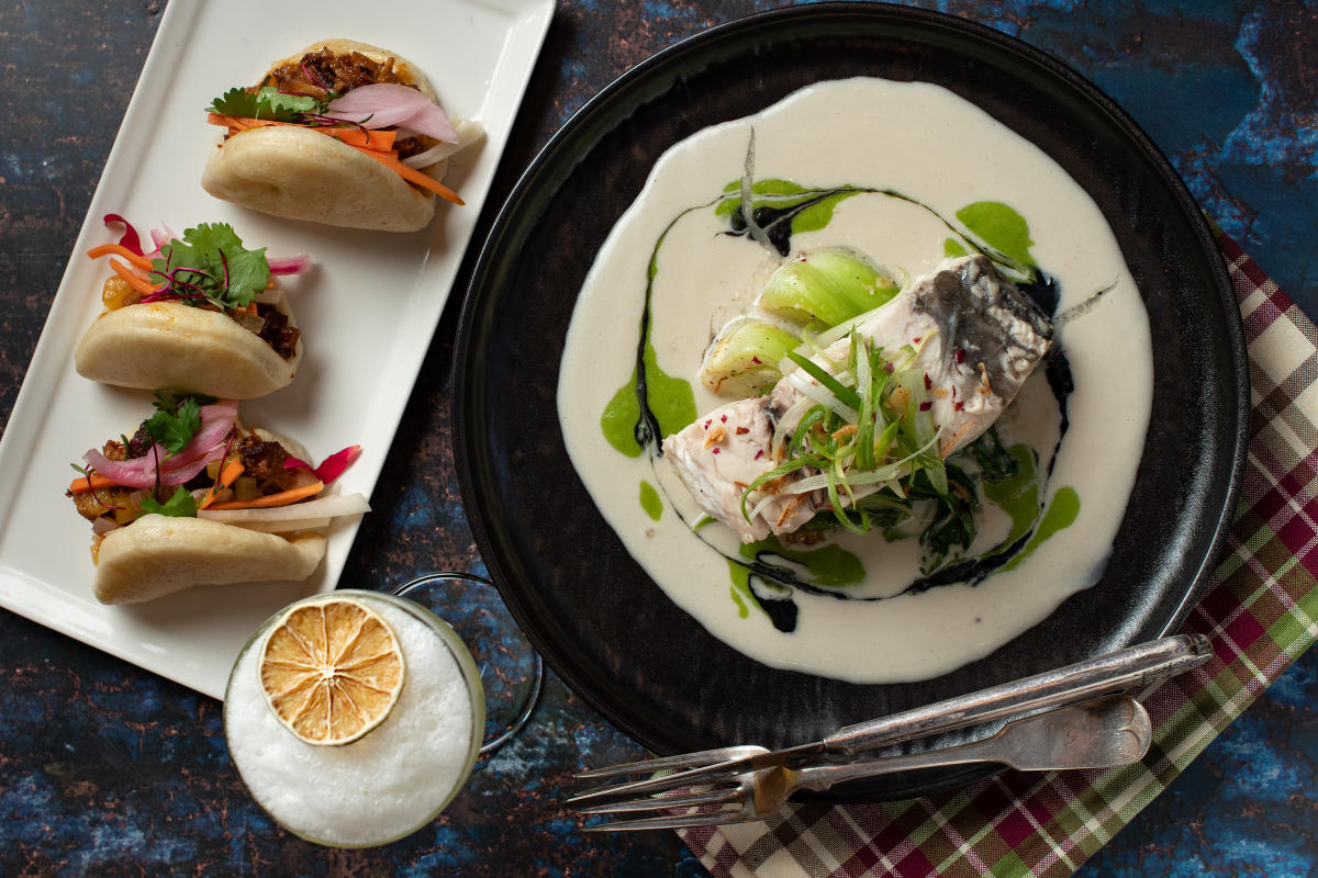 Recipe Alkemē's Asian Sea Bass à la Nage with Coconut Milk and Lemongrass