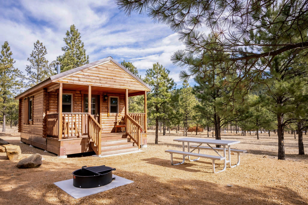 Stay at One of Coyote Creek’s Cabins