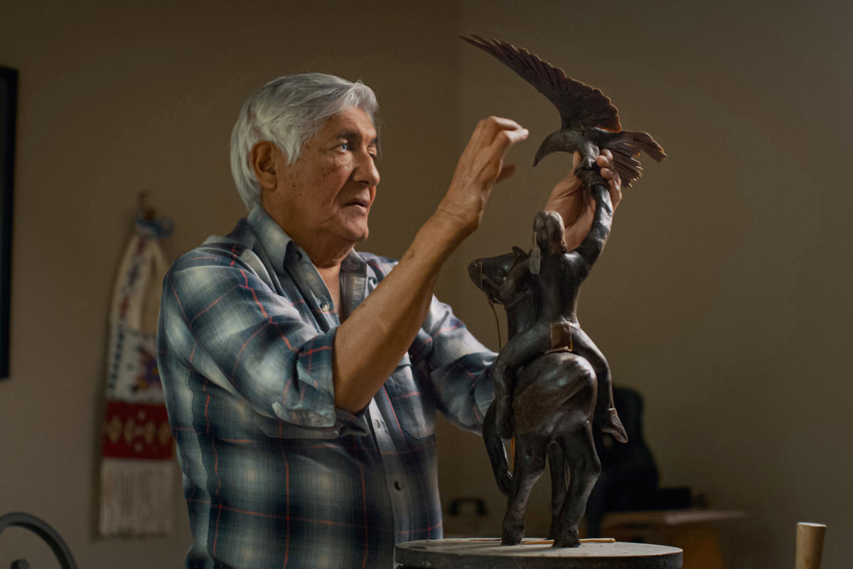 Michael Naranjo's 80th Birthday Exhibition at Nedra Matteucci