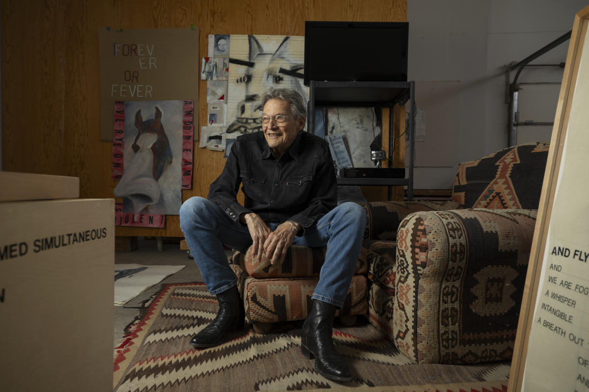 Terry Allen, at Home in Santa Fe