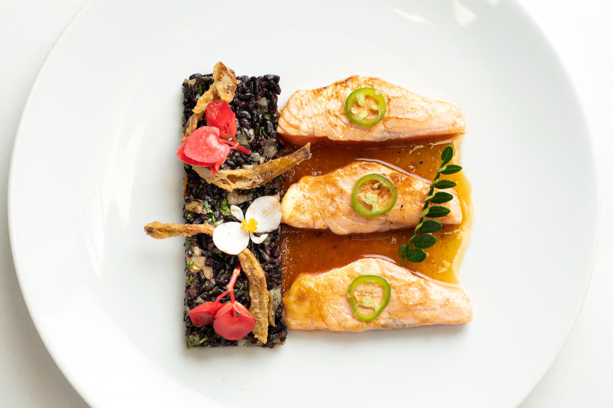 Recipe Skuna Bay Salmon Aburi New Mexico Magazine