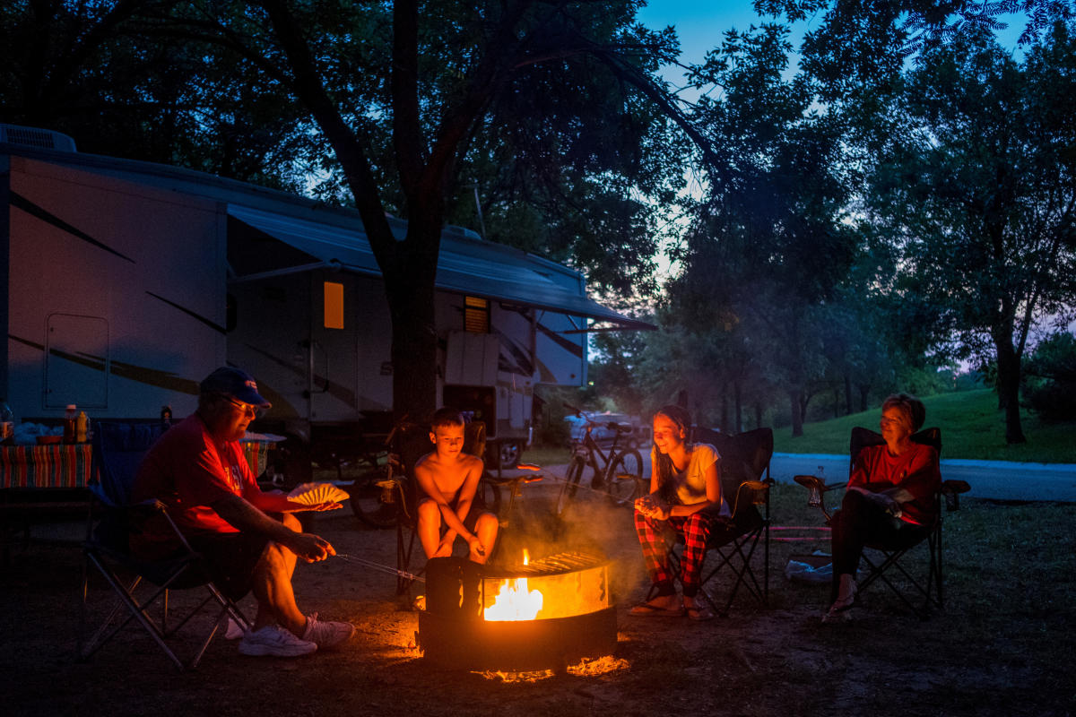 Find a camp. Camping Night.