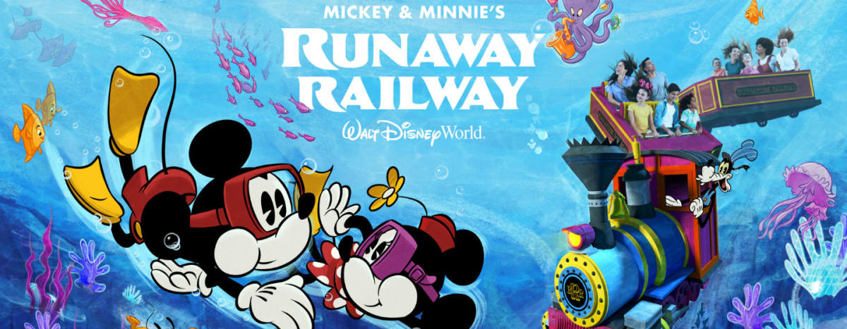 Mickey Mouse Ride One Wild Ride: Mickey & Minnie’s Runaway Railway at Walt Disney World ...