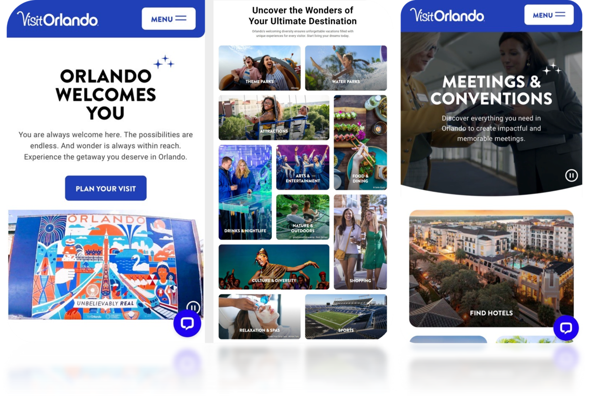 Visit Orlando Launches Eight New Websites