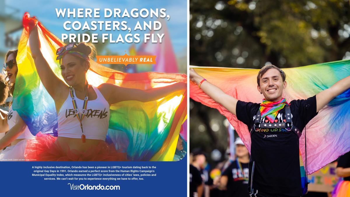 Celebrating Pride Month in Orlando.