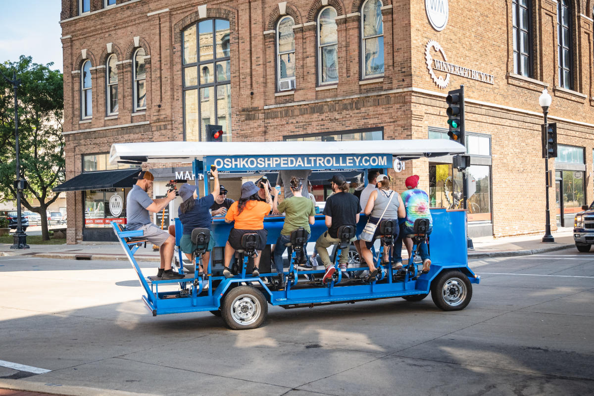 Beer pedal trolley sales