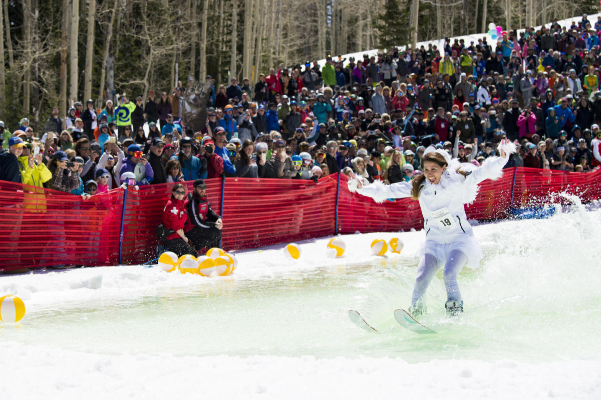 Pond Skimming | Park City First Timers Video