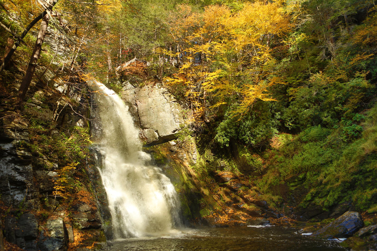 Bushkill, PA Hiking, Biking and Waterfalls