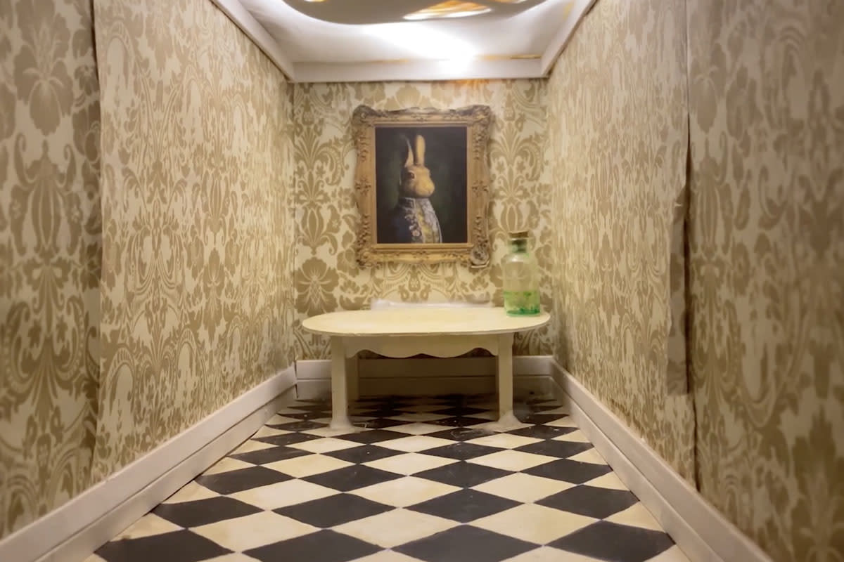 Inside Trap Door Escape Room + Madness Distillery & Tasting Room