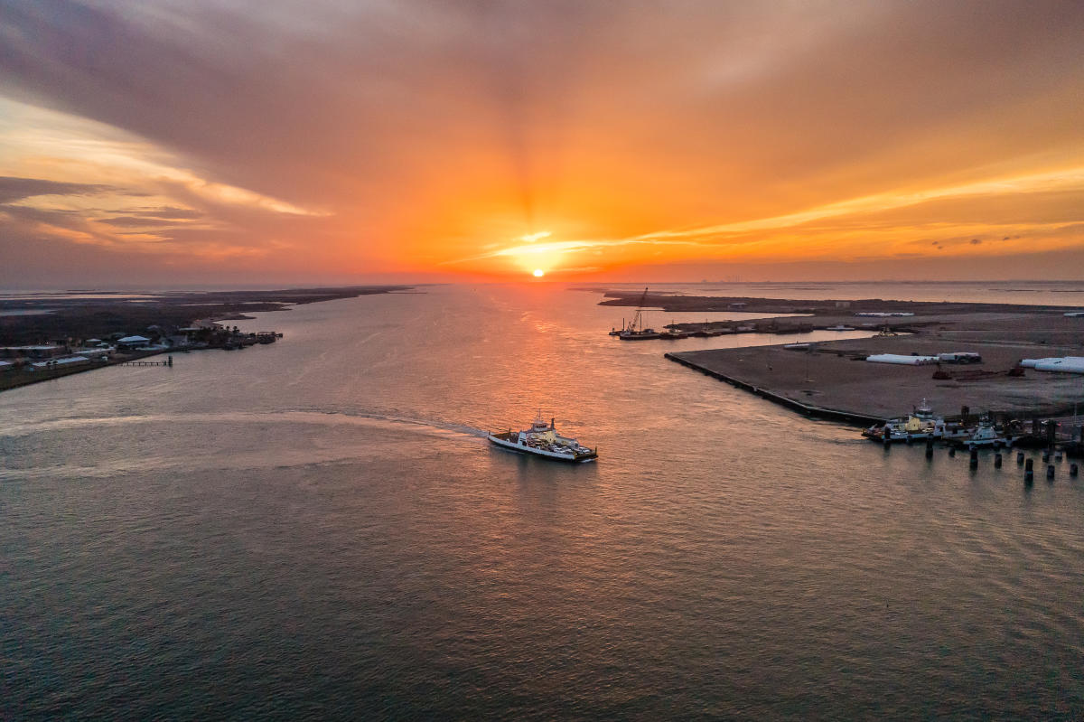 Port Aransas Ferry Transportation Port A