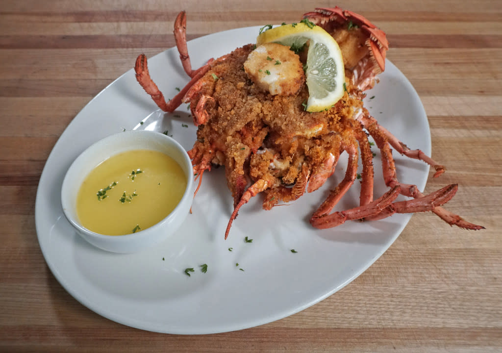 Small Bites Baked Stuffed Lobster Fisherman Style
