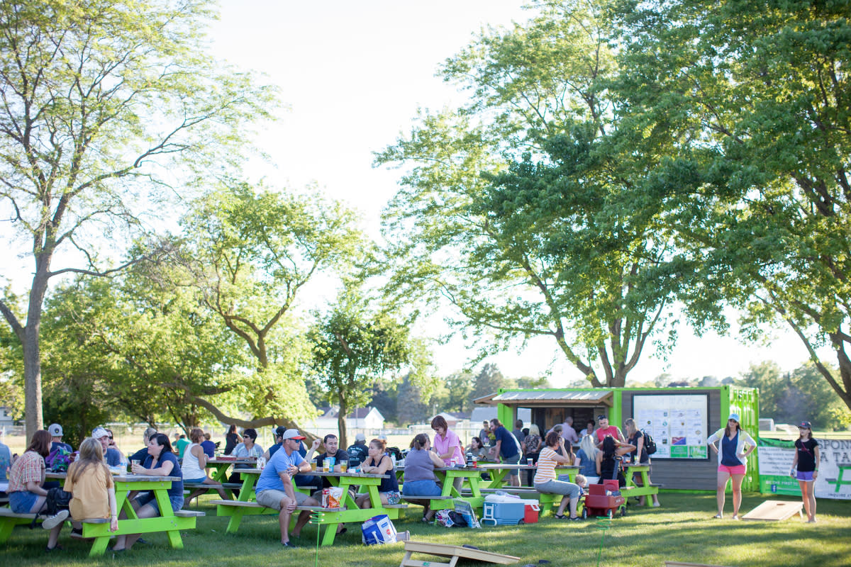 The Franksville Craft Beer Garden in Racine County, WI