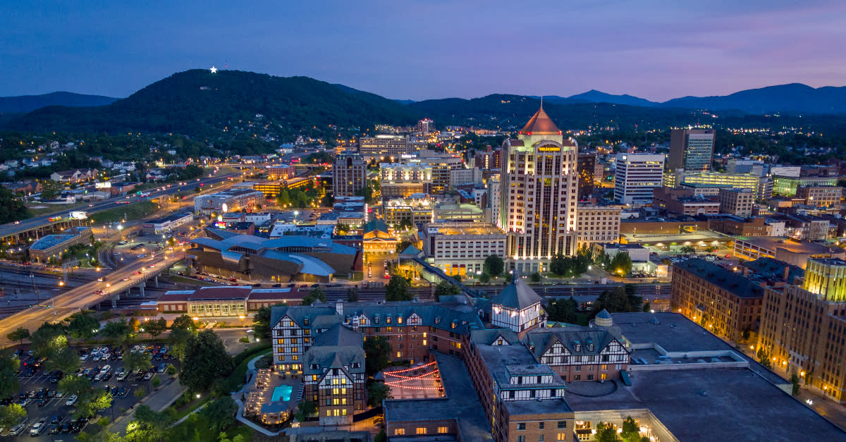 Roanoke in Virginia's Blue Ridge is highlighted in the November 2016 i...