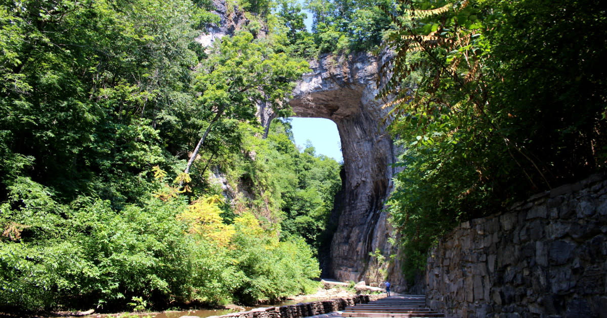 Visit Virginia's Natural Bridge State Park | Featuring a 215 Foot Tall  Natural Limestone Arch