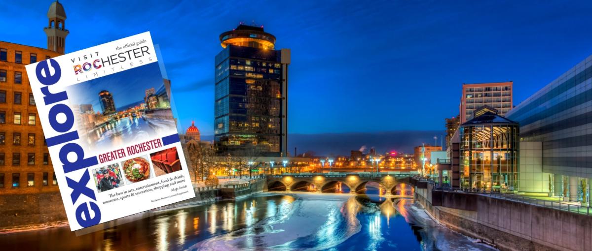 Visit Rochestser Annoucing the 2017 Visit Rochester Explore Guide
