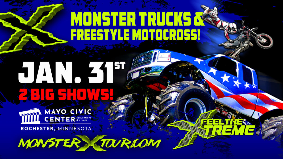 MONSTER X TOUR comes to Mayo Civic Center January 31, 2026