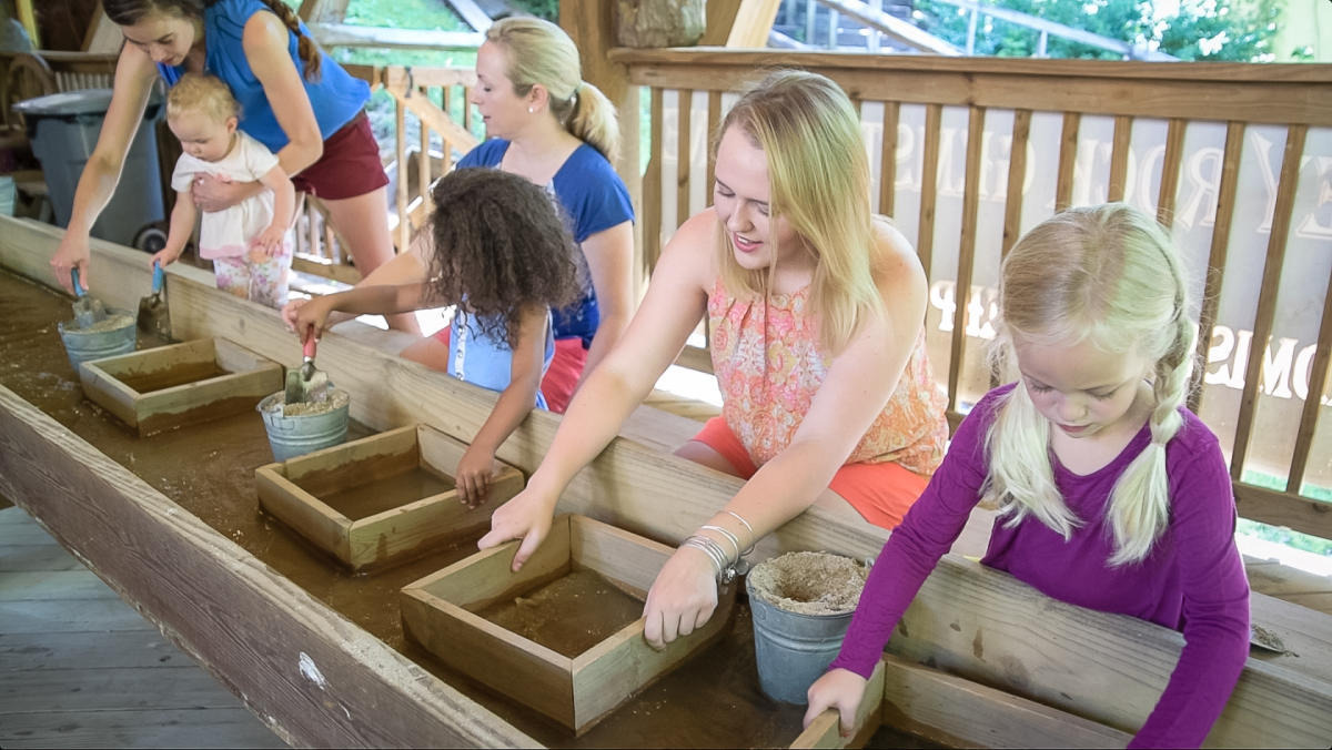 Gem Mining in Rutherford County Gold Panning in North Carolina