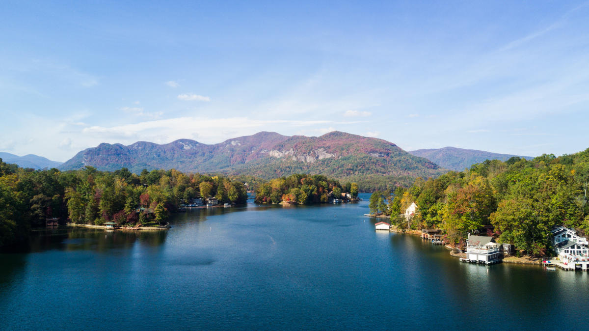 Lake Lure Scenic Drive Lake Lure Flowering Bridge