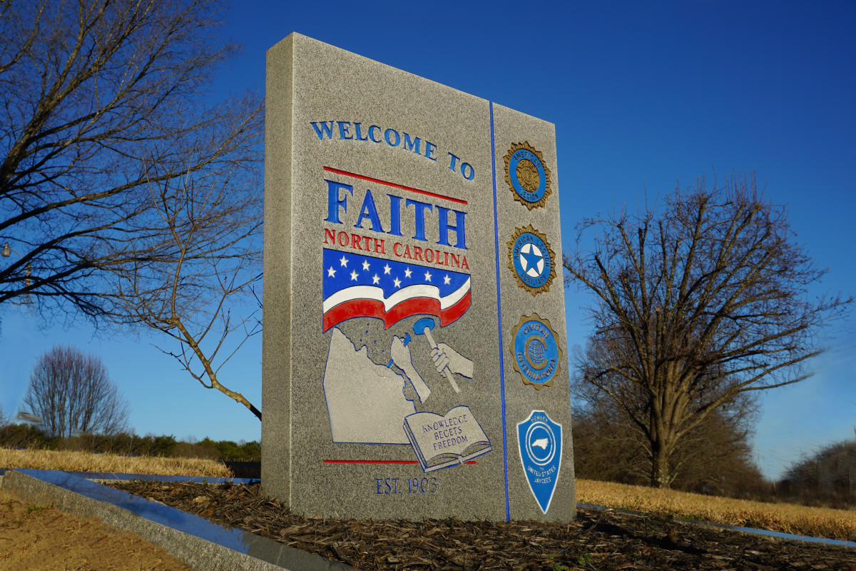 Township of Faith, NC Rowan County, North Carolina