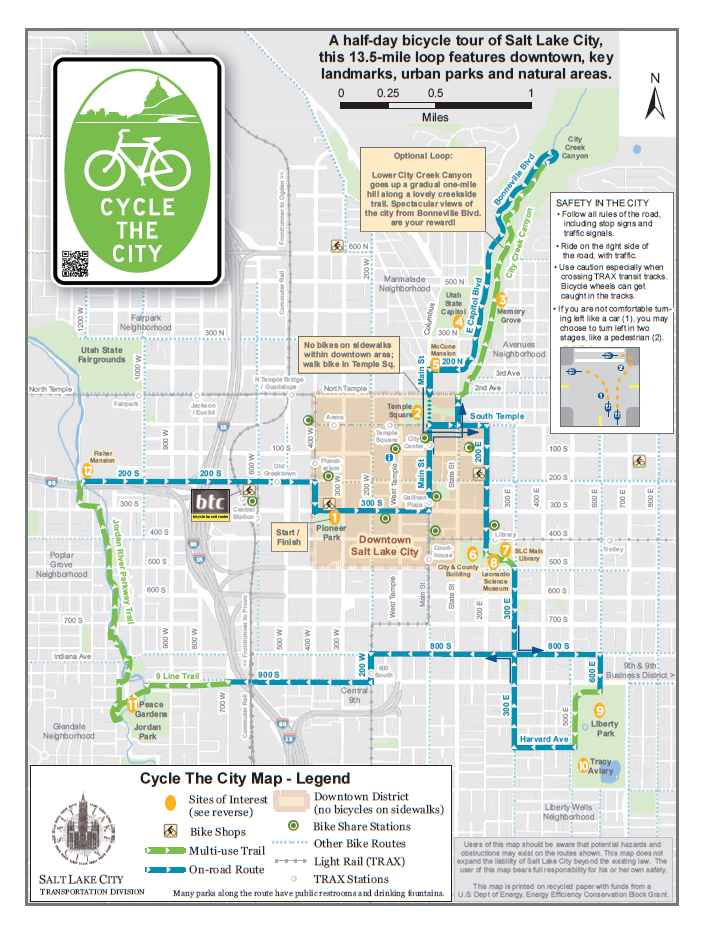 Downtown Salt Lake City Map Salt Lake Maps | Salt Lake Trip Planner