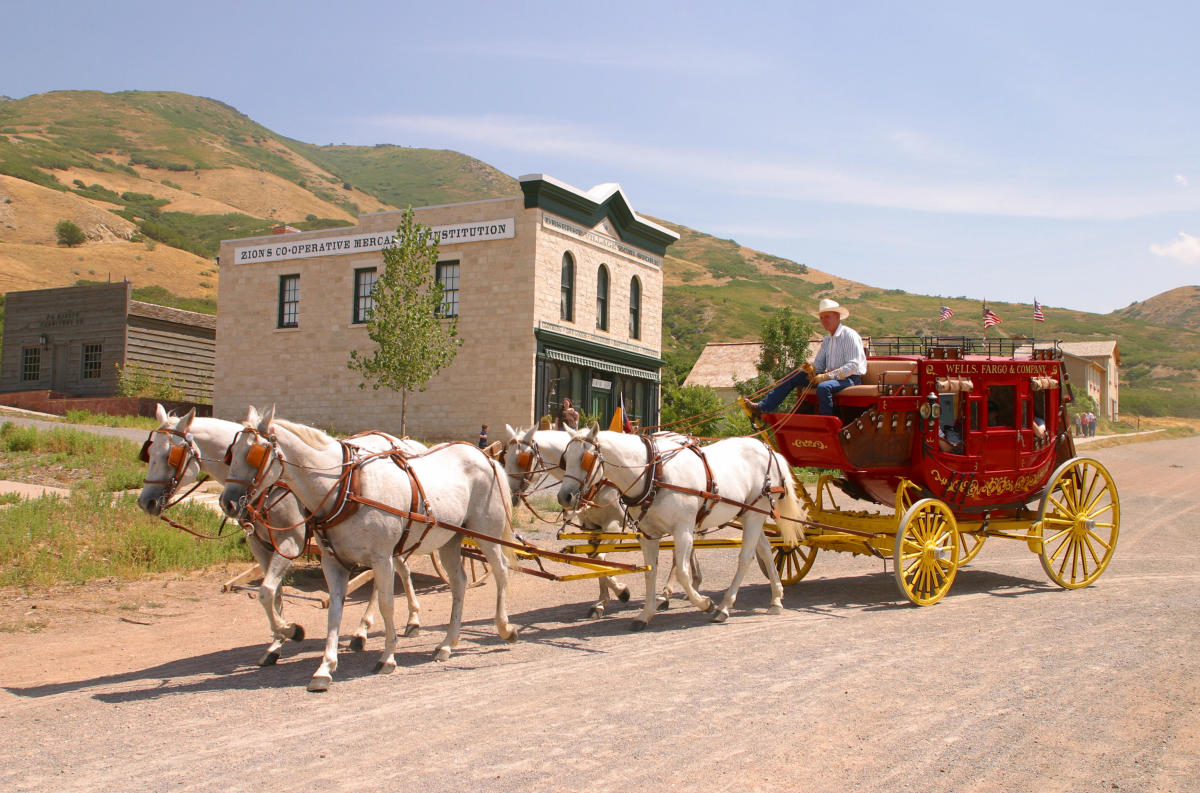 This is The Place Heritage Park in Salt Lake City