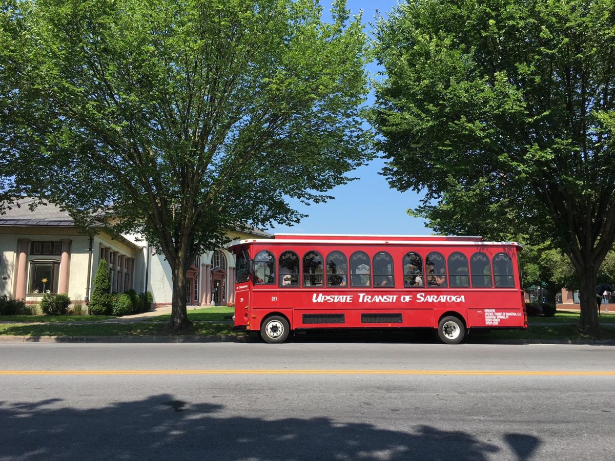 Visitor Center Launches 2023 Guided Trolley Tours of Saratoga Springs