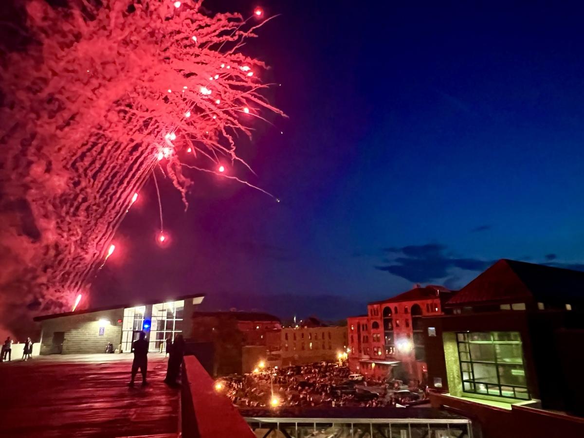 fourth of july fireworks from saratoga springs