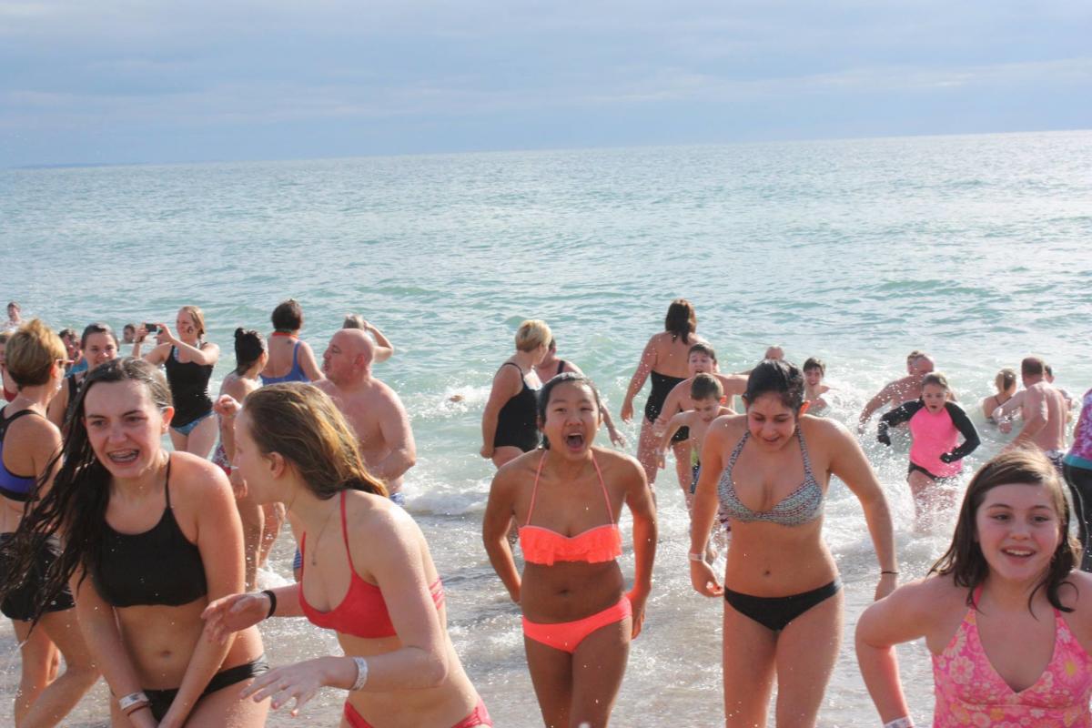 Take the "Polar Plunge" in South County, Rhode Island