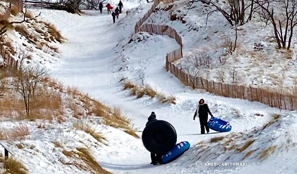 Sledding & CrossCountry Skiing Spots in Northwest Indiana