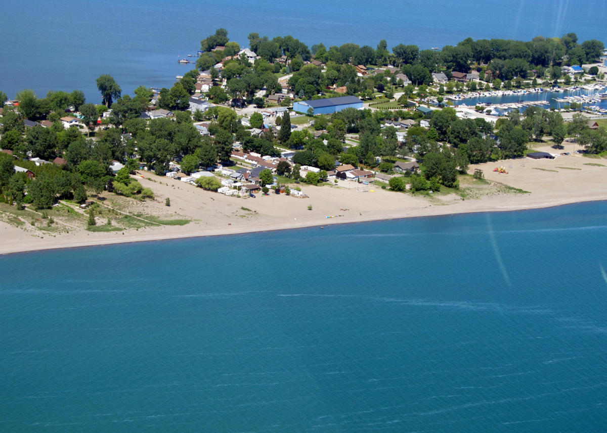 Ontario's Southwest Erieau beach