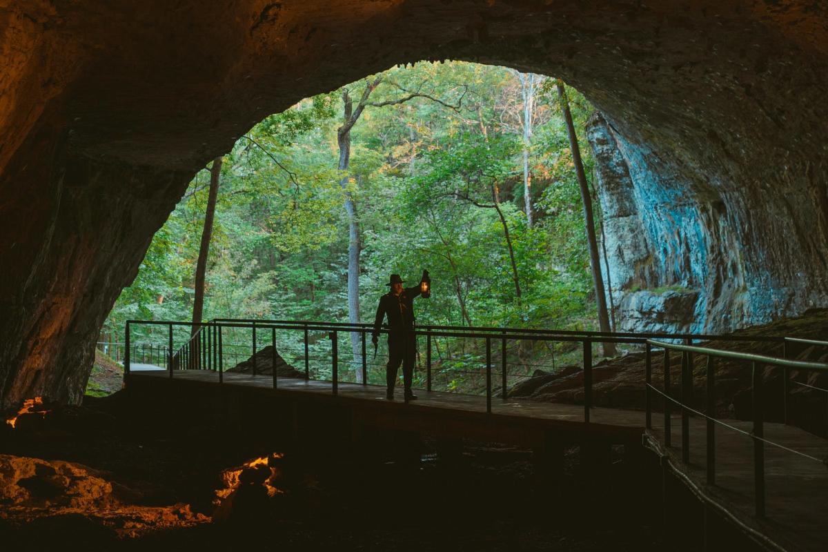 Explore This Ozarks Cave By Lantern Springfield, Missouri