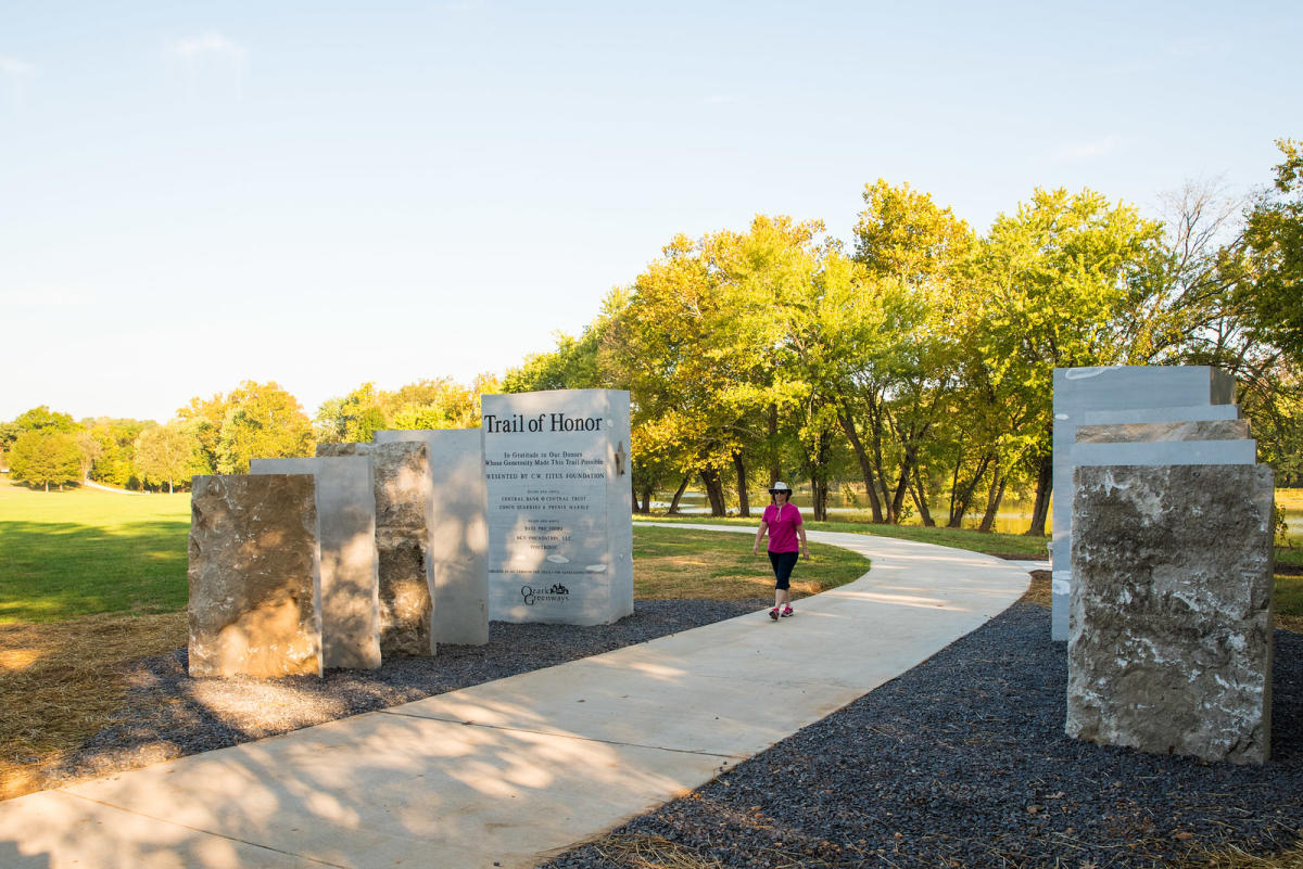 Ozark Greenways Trails Springfield Missouri
