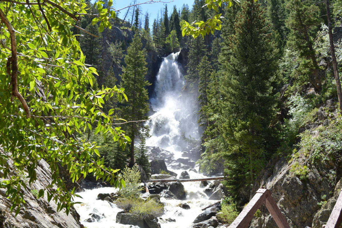 Fish Creek Falls Hiking Trail at Steamboat Springs, Colorado