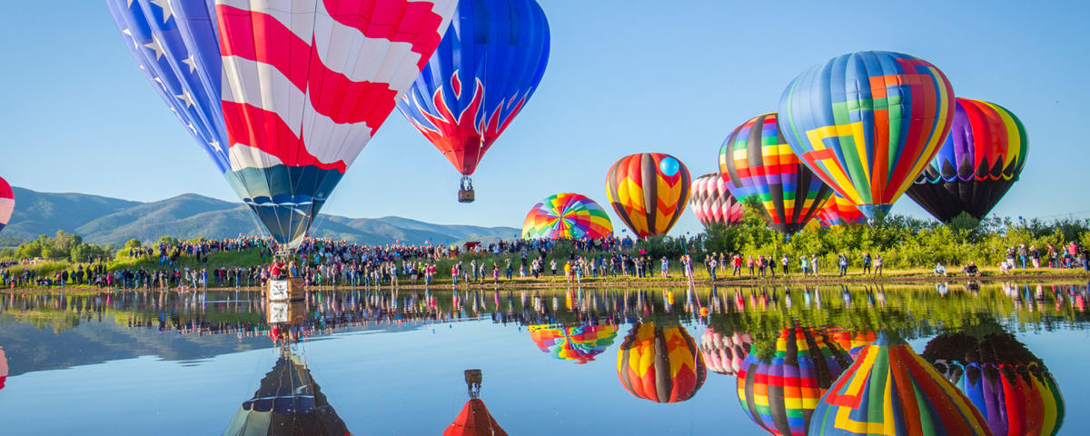 Steamboat Springs Colorado Hot Air Balloon Rodeo July 10 11 2021 