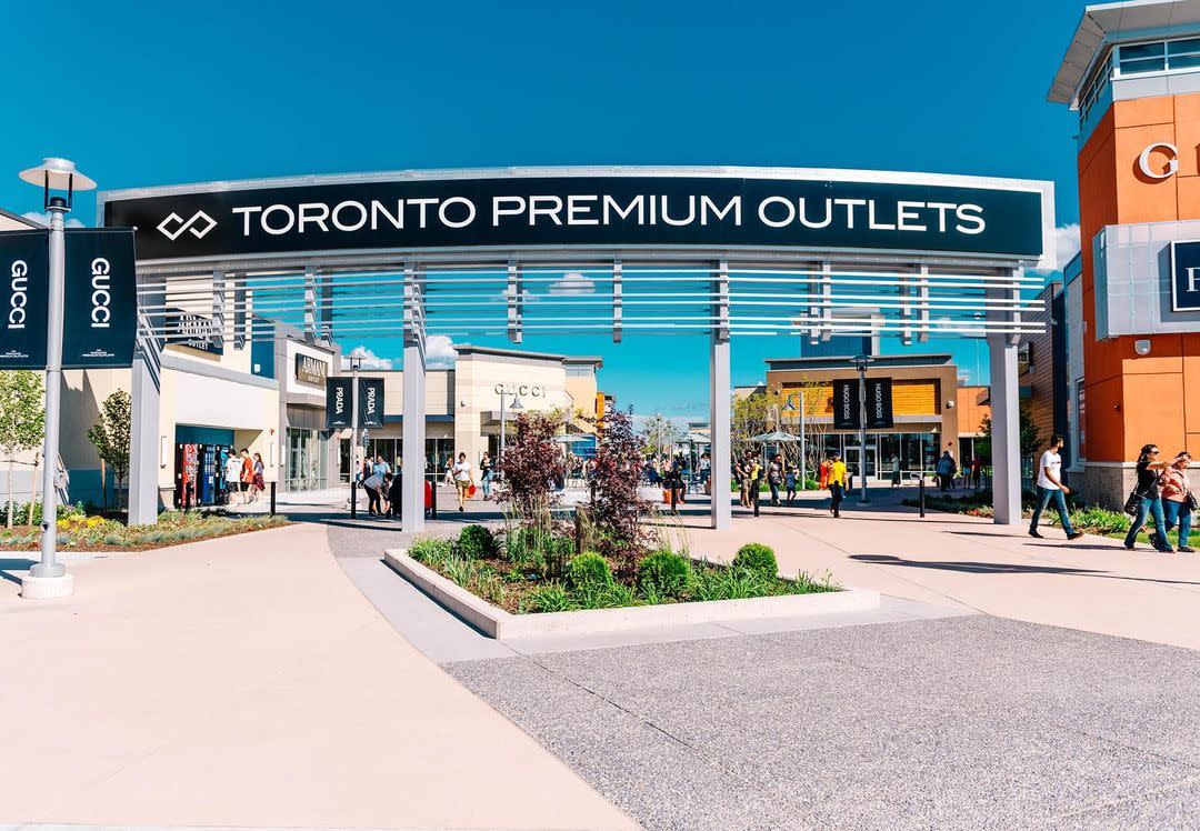 Shopping at Toronto Premium Outlets