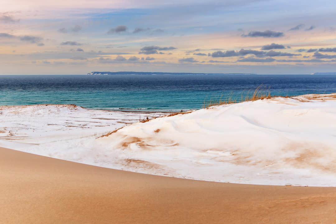 Winter At The Sleeping Bear Dunes Traverse City Mi