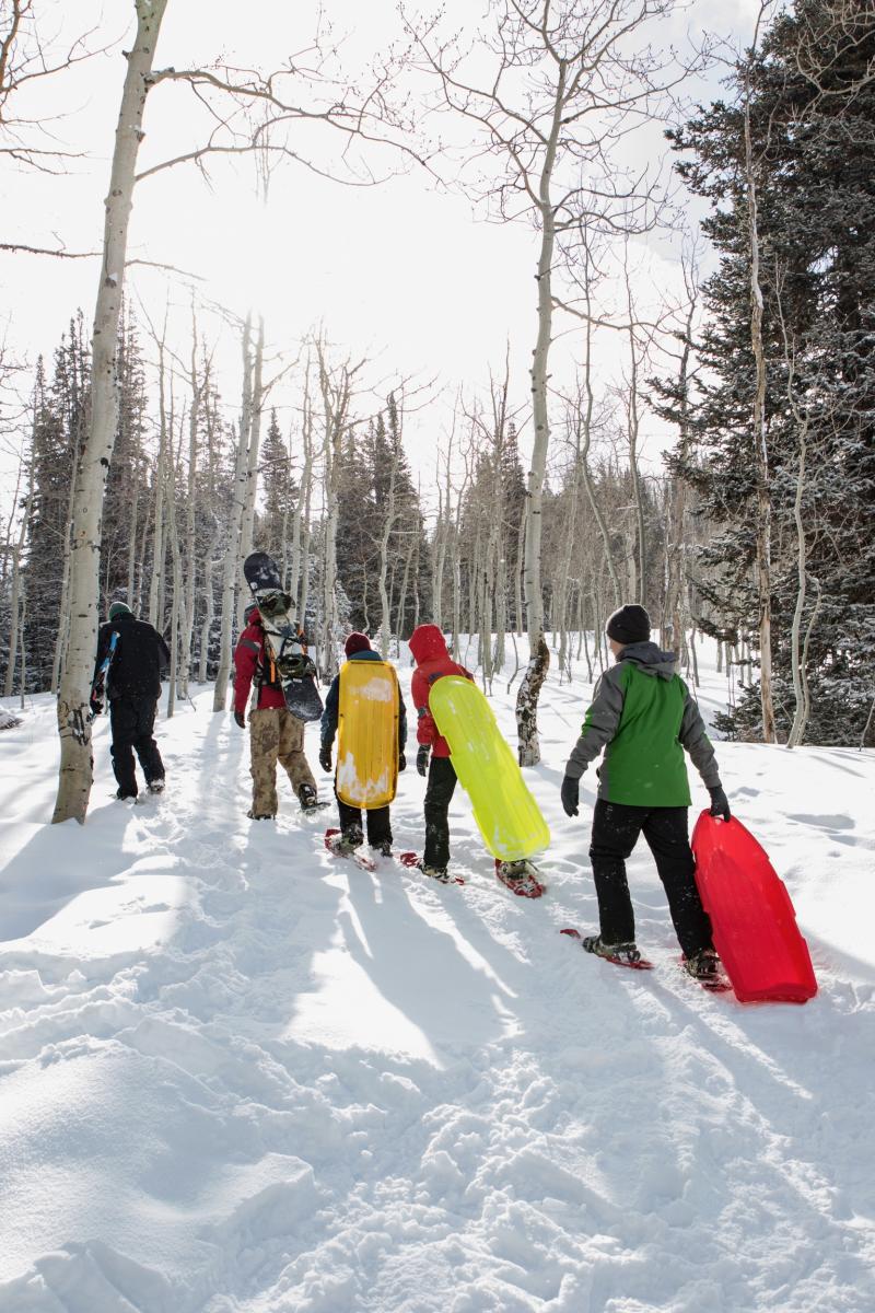 Easy Snowshoeing Tips For Kids Explore Utah Valley