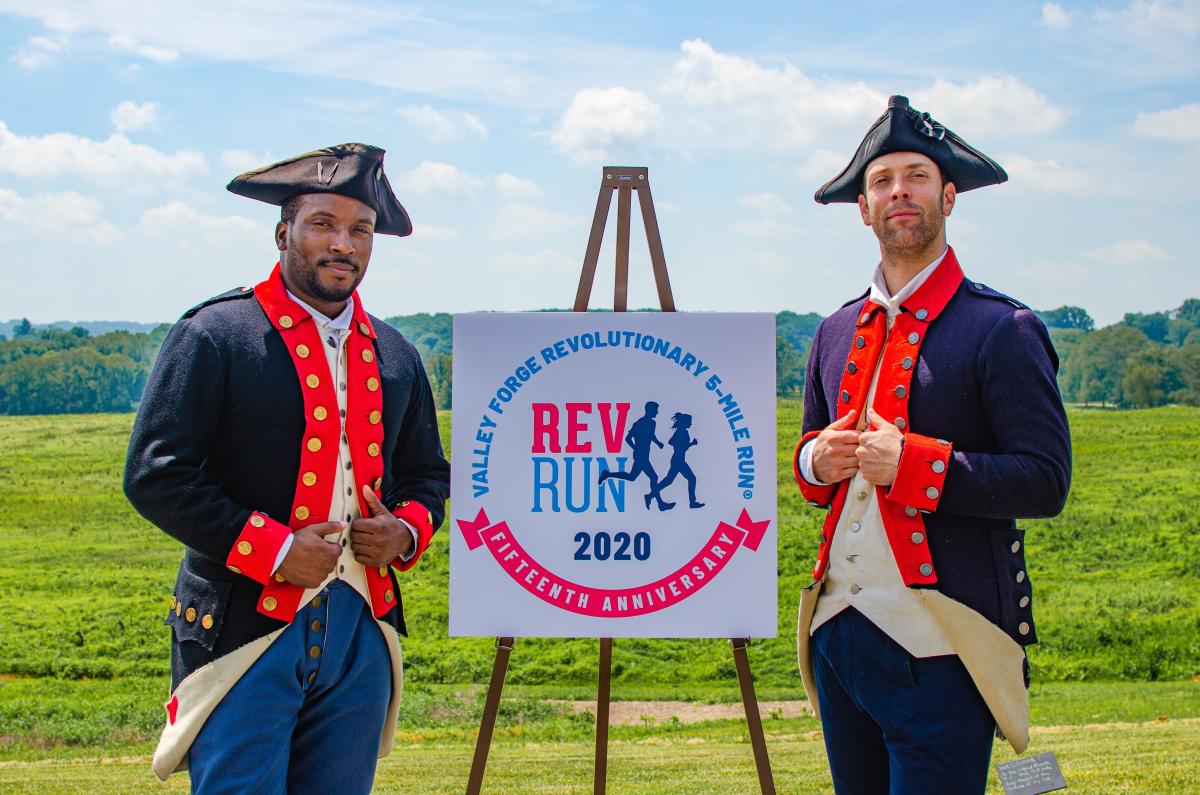 Revolutionary Run Check Presentation at Valley Forge National