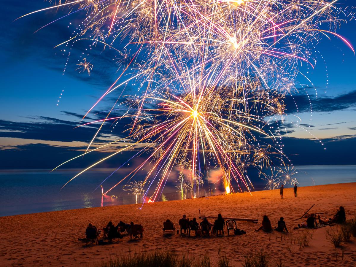 firework displays on the fourth of july on macinac island