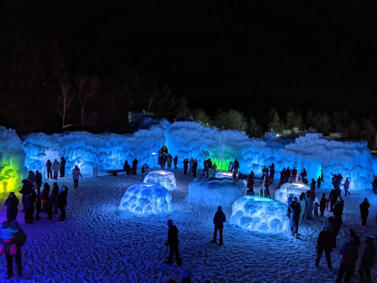 New Hampshire's Ice Castles Inside Look at How They're Made