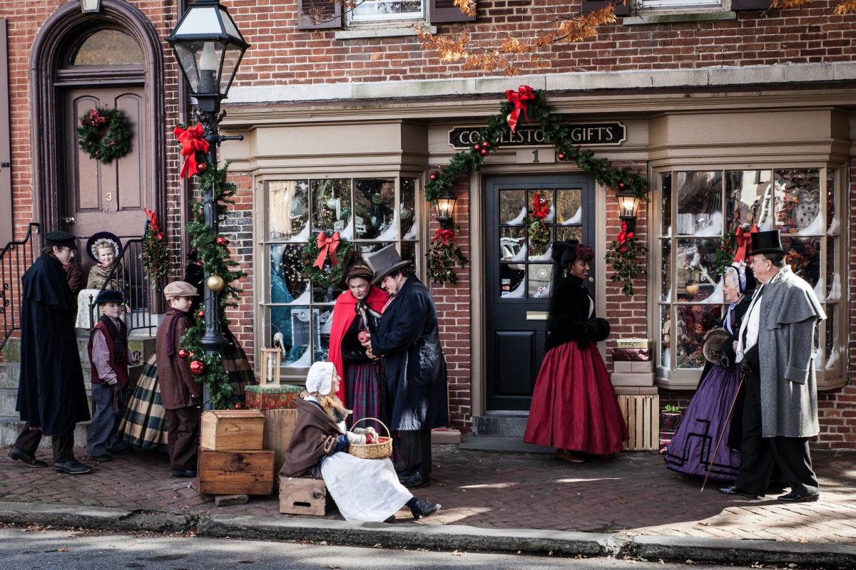 The Spirit of Christmas in Historic New Castle, DE December