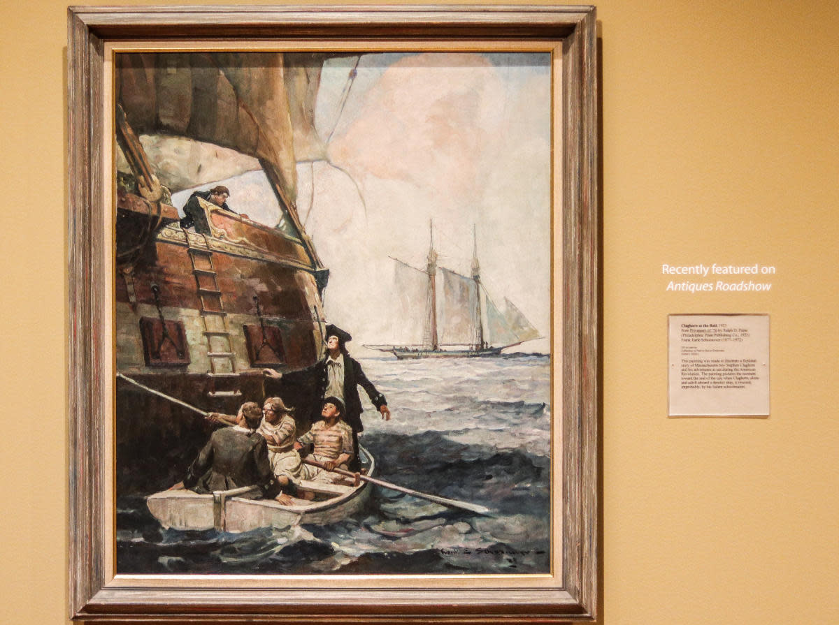 Painting Featured On Antiques Roadshow On Display At The Delaware
