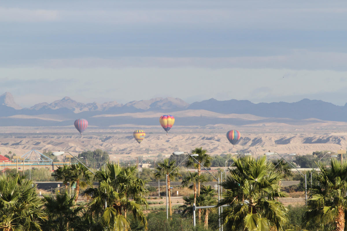 Colorado River Crossing Balloon Festival To Yuma, Arizona