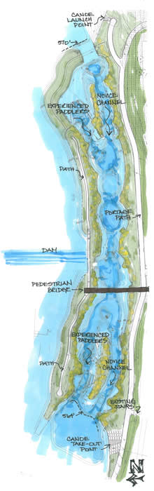 Marge Cline Whitewater Course Map Marge Cline Whitewater Course Map