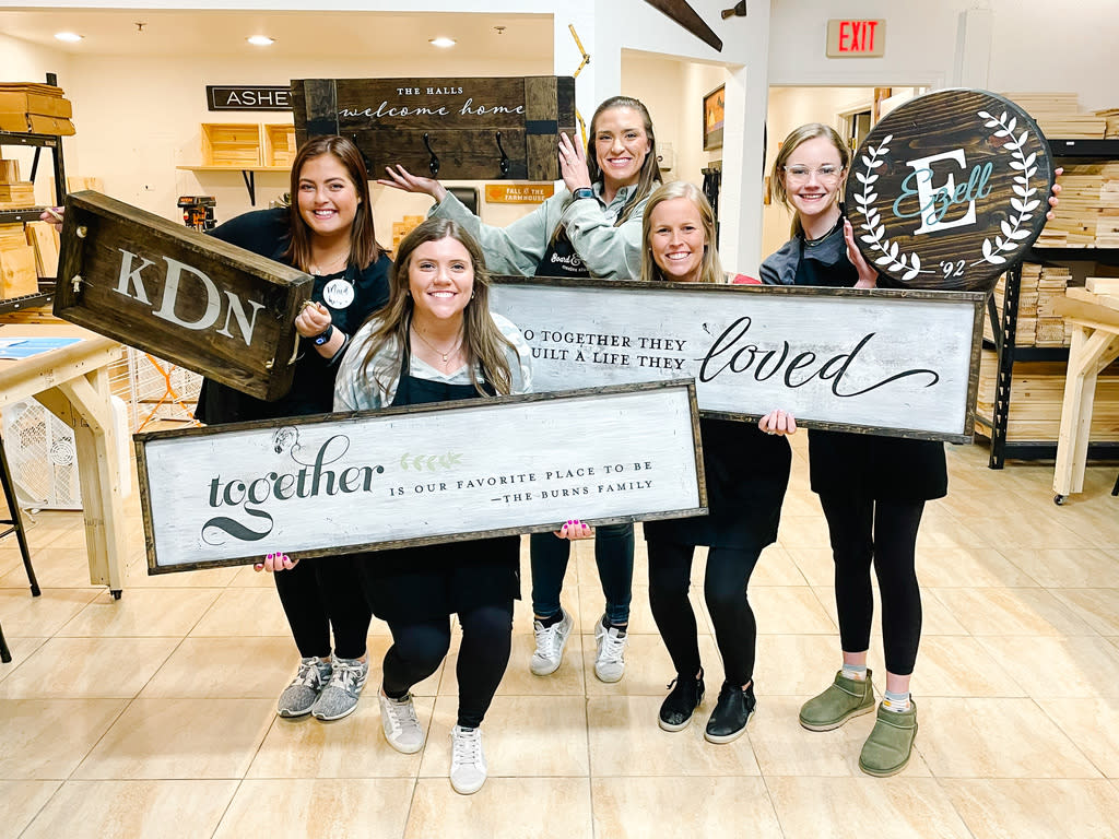 Board and Brush Creative Studio Asheville Asheville, NC's Wedding