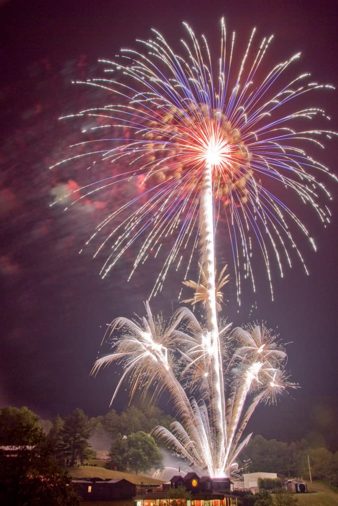Tweetsie Railroad's Annual July 4th Fireworks Extravaganza Asheville