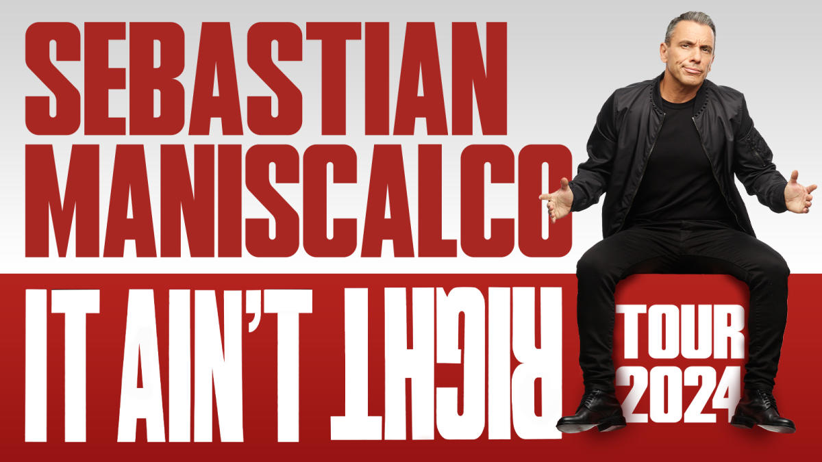 Sebastian Maniscalco It Ain't Right Tour Asheville, NC's Official