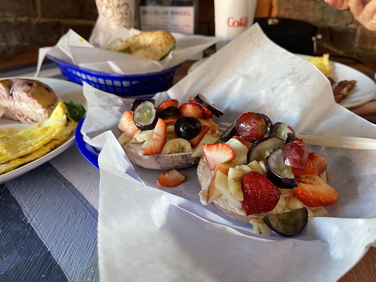 Big blue bagel deli