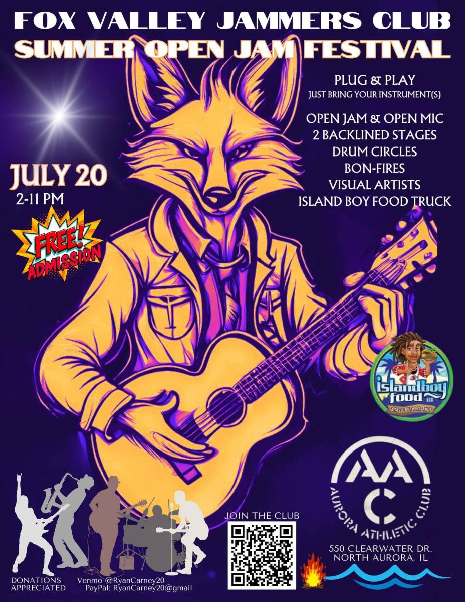 Fox Valley Jammers Club Summer Open Jam Festival
